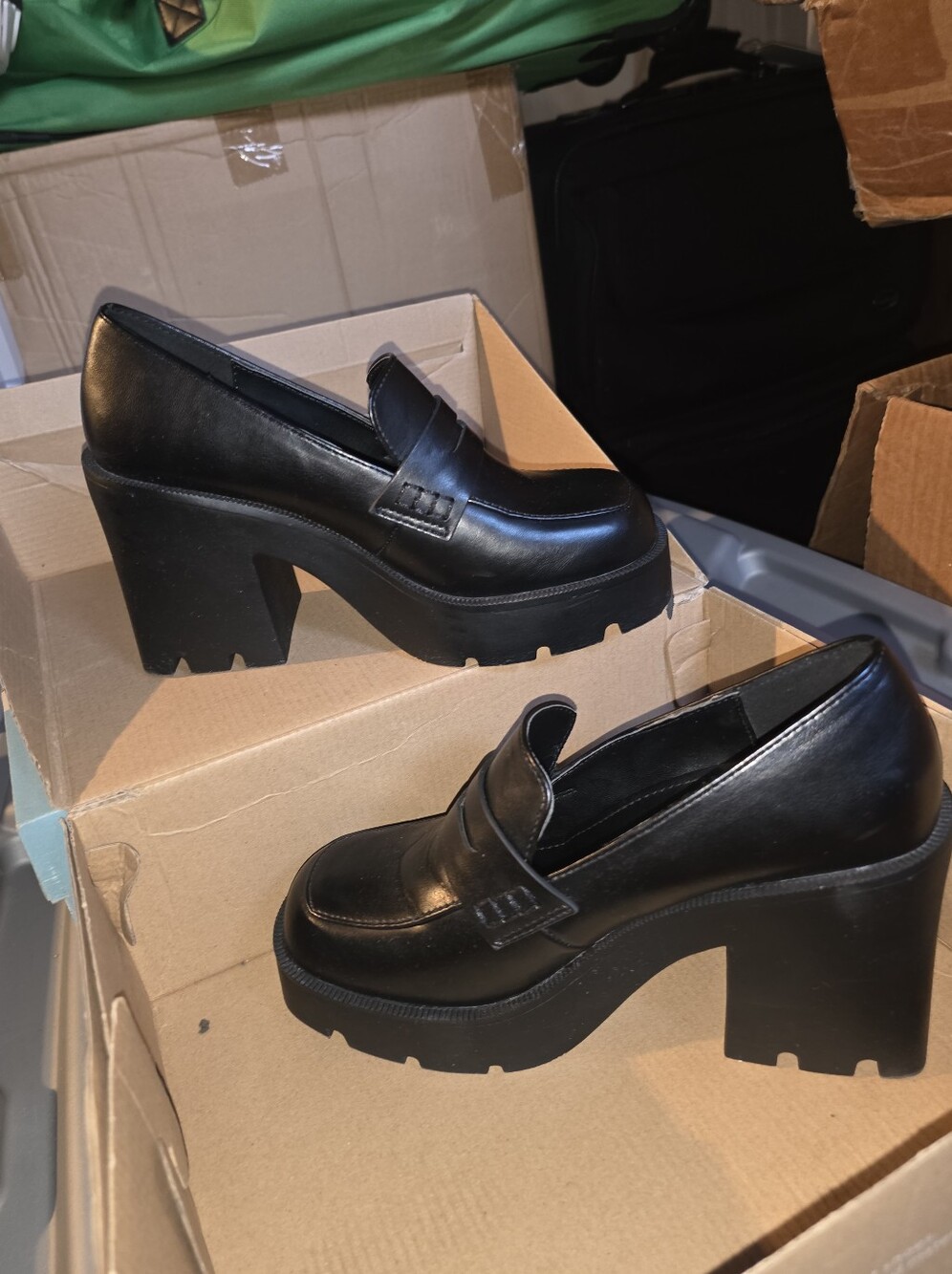 TOMS Monica Mule Basketweave Women's Black Wedge Mule - Size 8